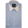Plain Blue Shirt : Business