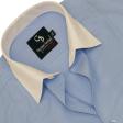 Plain Blue Shirt : Business
