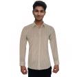 Stripes Brown Shirt : Business