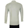 Stripes Light Green Shirt : Business