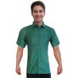 Stripes Dark Green Shirt : Business