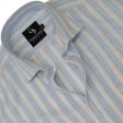 Stripes Blue Shirt : Business