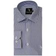 Stripes Dark Blue Shirt : Business