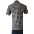 Checks Light Gray Shirt : Business