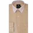 Self Design Fawn Shirt : Business