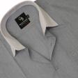 Self Design Dark Blue Shirt : Business