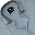 Plain Blue Shirt : Business