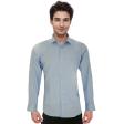 Plain Dark Blue Shirt : Business