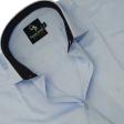Plain Dark Blue Shirt : Business