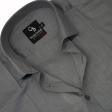 Plain Dark Gray Shirt : Business