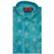 Print Blue Shirt : Ditto