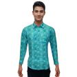Print Blue Shirt : Ditto