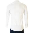 Self Design White Shirt : Business