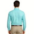 Plain Aqua Blue Shirt : Business
