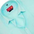 Plain Aqua Blue Shirt : Business