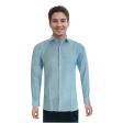 Plain Blue Shirt : Business