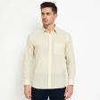 Plain Cream Shirt : Business