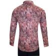 Print Maroon Shirt : Party