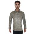 Print Gray Shirt : Party
