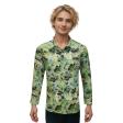 Print Green Shirt : Party