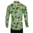 Print Green Shirt : Party