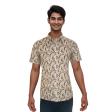 Print Peach Shirt : Party