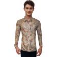 Print Maroon Shirt : Party