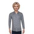 Print Gray Shirt : Party