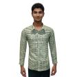 Print Gray Shirt : Party