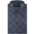 Print Navy Blue Shirt : Ditto