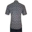 Print Blue Shirt : Ditto
