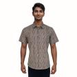 Print Brown Shirt : Ditto