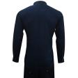 Self Design Navy Blue Shirt : Business