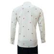 Self Design White Shirt : Business