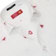 Self Design White Shirt : Business
