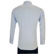 Self Design Light Blue Shirt : Business