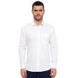 Self Design White Shirt : Business