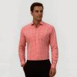 Checks Peach Shirt : Business