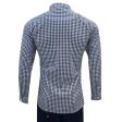Checks Dark Blue Shirt : Business