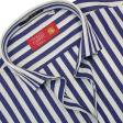 Stripes Navy Blue Shirt : Business