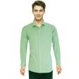 Checks Light Green Shirt : Business