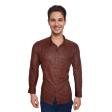 Checks Rust Shirt : Business