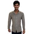 Checks Dark Blue Shirt : Business