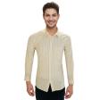 Stripes Peach Shirt : Business