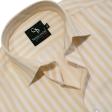 Stripes Peach Shirt : Business