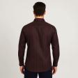 Stripes Brown Shirt : Business