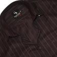 Stripes Brown Shirt : Business