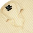 Stripes Peach Shirt : Business