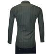 Stripes Dark Green Shirt : Business