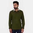 Plain Dark Green Shirt : Business